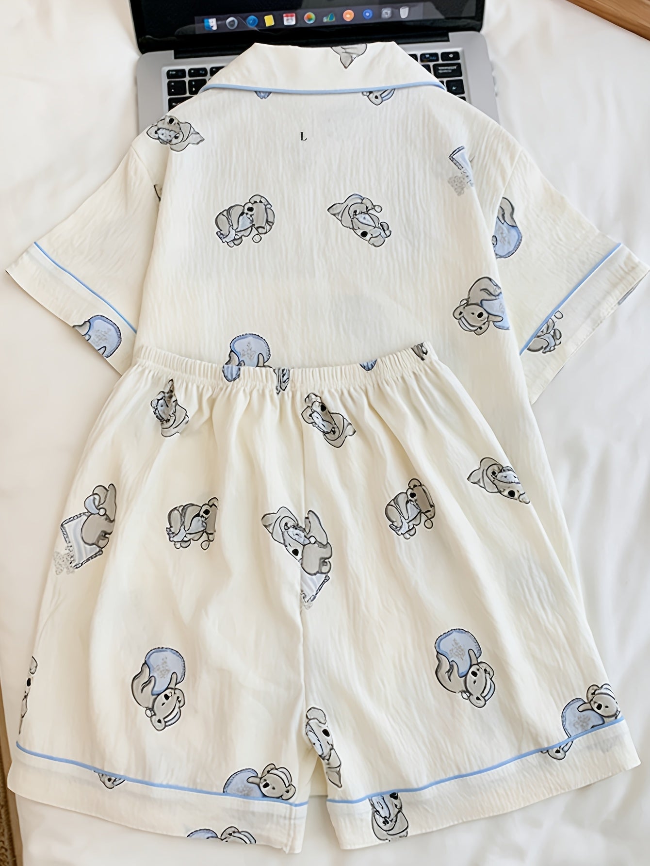 Sleepy Bear 3-Piece Cotton Pajama Set 🐻💤