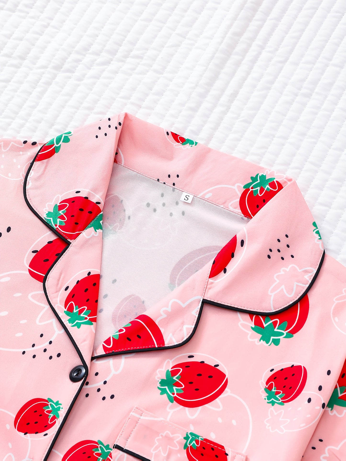 Fruit Print Pajama Shorts Set – Pack of 3